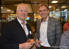 Piet Zwinkels ('van de radijs', maar nu op 4 voor CDA Westland bij de Waterschapsverkiezingen in Zuid-Holland) en Nico van Ruiten (Greenport West-Holland)